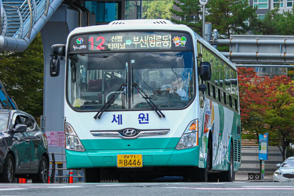 양산 12번 버스 노선 및 시간표 정류소 확인하기